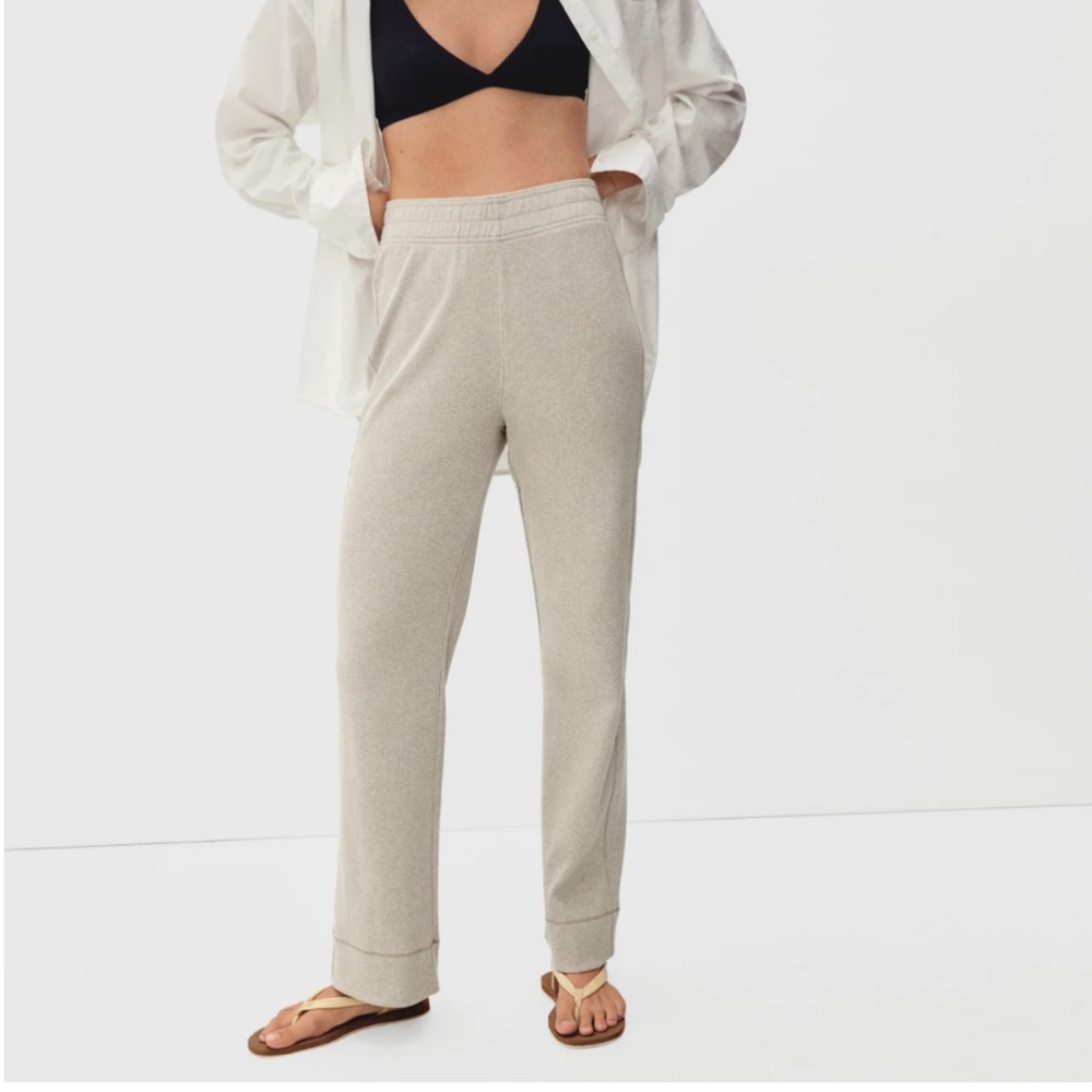 Everlane Ribbed Flare Pant